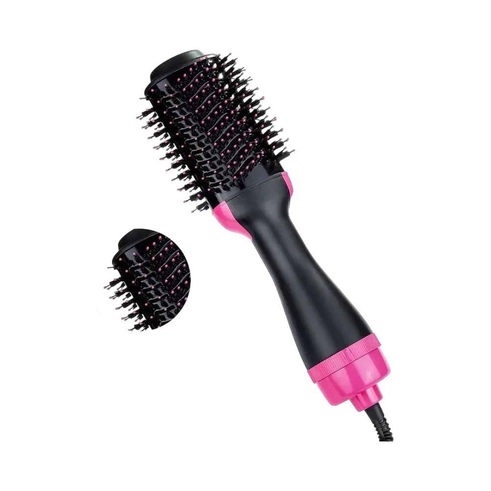 cepillo-secador-luxor-lx0316-oval-3-en-1-negro-con-rosa-220v